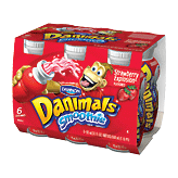 Dannon Danimals smoothie; strawberry explosion, 6- 3.1fl. oz bottles Right Picture